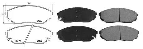 Колодки тормозные APLUS 71298AAP