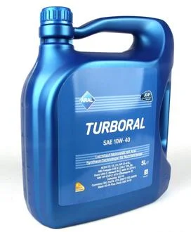 Олива моторна 10W40 Turboral (5L) (MB228.3/MB 229.1/MB 235.28/Renault RLD/Volvo VDS-2) (22105) ARAL 15BCD5