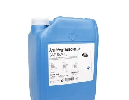 Масло моторное 10W40 MegaTurboral LA (20L) (MB228.51/MB 235.27/RLD-2/RXD) (15AB01) ARAL AR-15BD3B