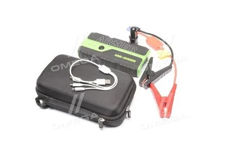 Пуско-зарядное устройство автономное (power booster), 16000 mAh, 800A, 12V <> ARMER ARM-JA16000