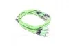 Кабель 3 в 1, USB MicroUSB+TypeC+Lightning, 1м <> ARMER ARM-MC001 (фото 2)
