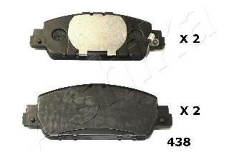 Тормозные колодки дисковые Honda Accord 24-35 15- ASHIKA 50-04-438 (фото 1)