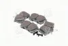 Колодки тормозные дисковые задние HONDA ACCORD ASHIKA 51-04-407 (фото 1)