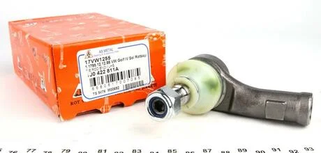 Наконечник кермової тяги Audi A3/Golf IV/Octavia 96-05 Л. ASMETAL 17VW1255
