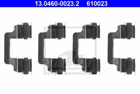 Пружинки для тормозных колодок (комплект 4шт)) ATE 13046000232 (фото 1)