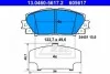 Комплект гальмівних колодок, дискове гальмо ATE 13.0460-5617.2 (фото 1)