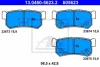 Колодки гальмівні дискові, к-кт ATE 13046056232 (фото 1)