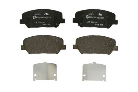 Комплект тормозных колодок, дисковый тормоз ATE 13.0460-5651.2 (фото 1)
