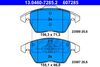 Колодки тормозные VW BEETLE 11- ATE 13046072852 (фото 1)