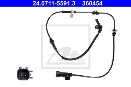 Датчик ABS передний Opel Astra K 10-16D 0615- ATE 240711-55913