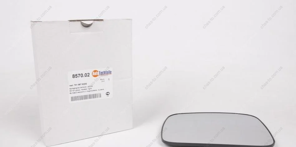 Скло дзеркала AUTOTECHTEILE 385 7002 (фото 1)