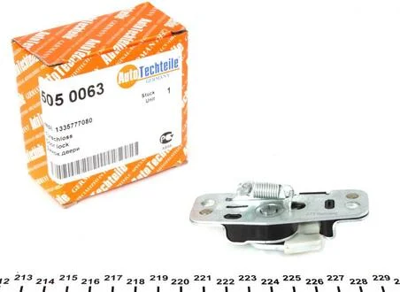 Замок задніх дверей зсувний AUTOTECHTEILE 505 0063