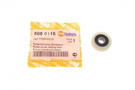 Ролик роздв. двері AUTOTECHTEILE 505 0116