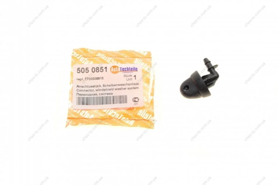 Форсунка омывателя (задняя) Renault Kangoo 97>07 AUTOTECHTEILE 505 0851 (фото 1)