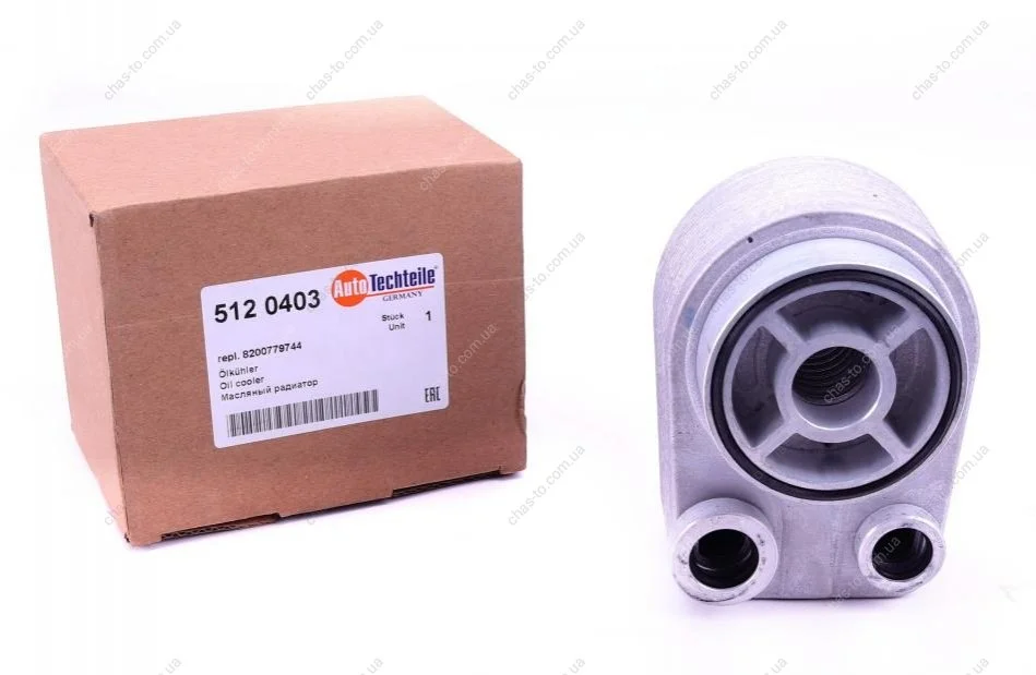 Радіатор масляний Renault Kangoo/Megane II/III 1.5dCi 02- (теплообмінник) AUTOTECHTEILE 512 0403 (фото 1)