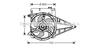 Радиатор охлаждения двигателя GOLF4/A3/TT/LEON BRAZED (Ava) AVA COOLING AI2129 (фото 3)