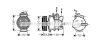 Компресор кондиціонера Audi A4 B7 (04-), A6 C6 (04-), Q7 (10-) 3.0TFSi, 3.2FSi, 2.0TDi AVA AVA COOLING AIAK295 (фото 1)