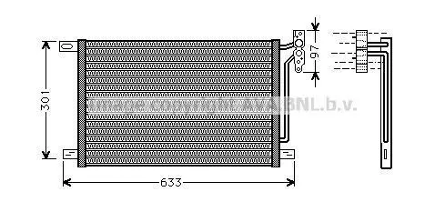 Радиатор кондиционера BMW 3 E46 (98-), X3 E83 (03-) 2.0D, 3.0D AVA AVA COOLING BW5215 (фото 1)