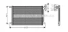 Радиатор кондиционера BMW 3 E46 (98-), X3 E83 (03-) 2.0D, 3.0D AVA AVA COOLING BW5215 (фото 1)