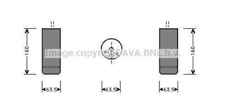 Осушувач, Система кондиціонування повітря AVA COOLING BWD063