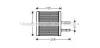 Радіатор обігрівача Aveo 09/02- (AVA) AVA COOLING CTA6042 (фото 1)
