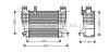 Интеркулер Renault Clio (06-), Modus (05-)/Nissan Note (04-), Juke (11-) 12i, 1 AVA COOLING DNA4356 (фото 1)
