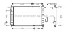 Радіатор охолодження Матіз (2000-) (алюм-паяний) (NISSENS) AVA AVA COOLING DWA2046 (фото 1)