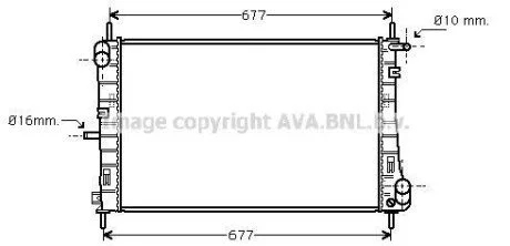 Радіатор AVA COOLING FDA 2338