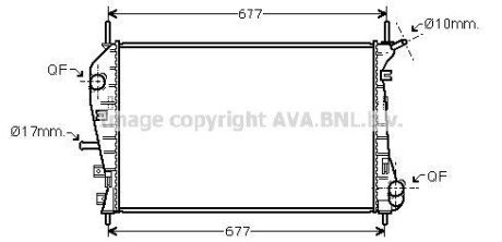 Радиатор AVA COOLING FDA2376 (фото 1)