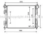 Радиатор охлаждения двигателя Hyundai Accent (11-17) 1.6 CRDi AT AVA AVA COOLING HY2270 (фото 1)
