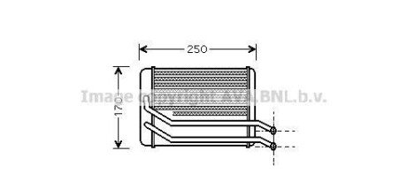 Радиатор отопителя Hyundai Santa Fe (01-) AVA COOLING HY6118 (фото 1)