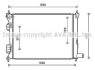 Радіатор охолодження двигуна Accent IV 1.4 i CVVT 11/10- (AVA) AVA COOLING HYA2277 (фото 1)