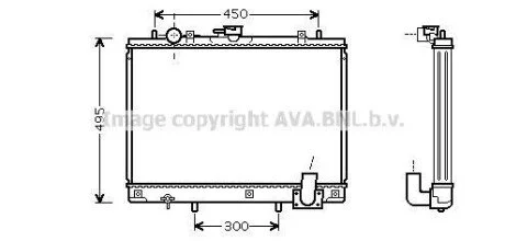 Радіатор AVA COOLING MT 2161