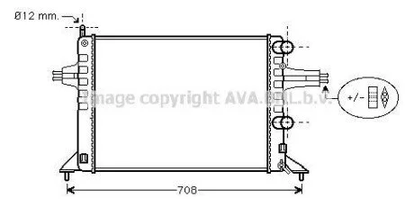 Радиатор AVA COOLING OL 2257