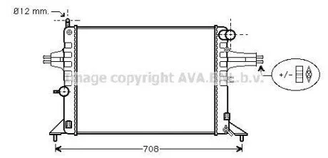 Радиатор AVA COOLING OL 2272