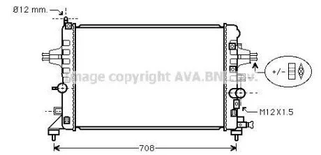 Радіатор AVA COOLING OLA 2363