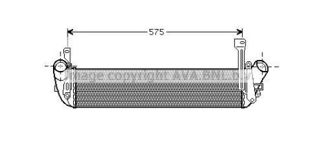 Інтеркулер Renault Kangoo 15 DCI 01>08 MT AVA AVA COOLING RT4346 (фото 1)