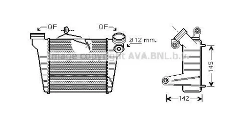 Інтеркулер AVA COOLING STA4036