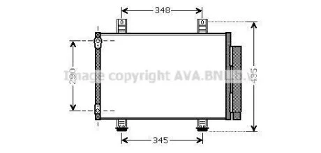 Радіатор кодиціонера CLEVER FIT AVA COOLING SZA5087D