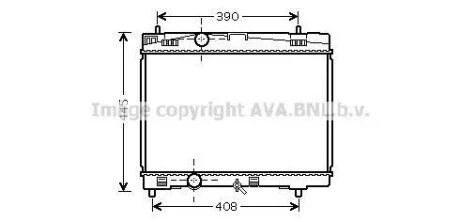Радіатор AVA COOLING TOA 2357