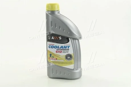 Антифриз YELLOW G12 Сoolant <> (жовтий) (Каністра 1кг) Axxis AX-2007 (фото 1)