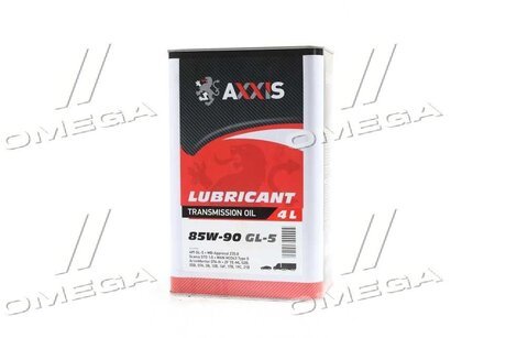 Олива трансмiсс. 85w-90 (Канiстра 4л) Axxis AX-2072