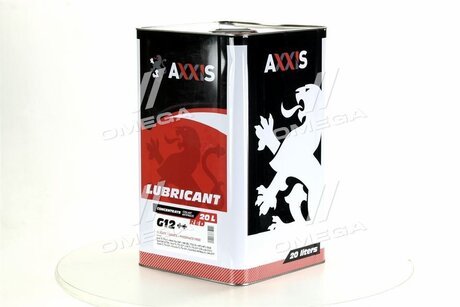 Антифриз <> RED концентрат G12+ (-80C) (Каністра 20л/22,4кг) Axxis AX-2087