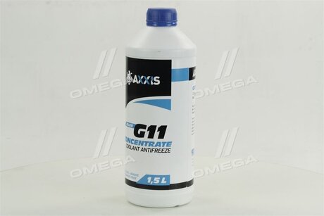 Антифриз <> BLUE концентрат G11 (-80C) (Каністра 1,5л) Axxis AX-2093