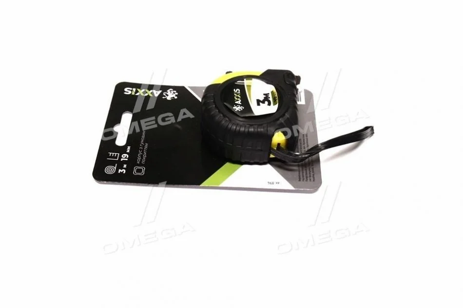 Рулетка прогумована 3м*19мм <AXXIS> Axxis Ax-894 (фото 1)