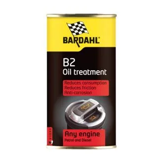 Присадка в оливу антифрикційна для двигуна з великим пробігом B2-OIL TREATMENT 0,3л. BARDAHL 1001 (фото 1)