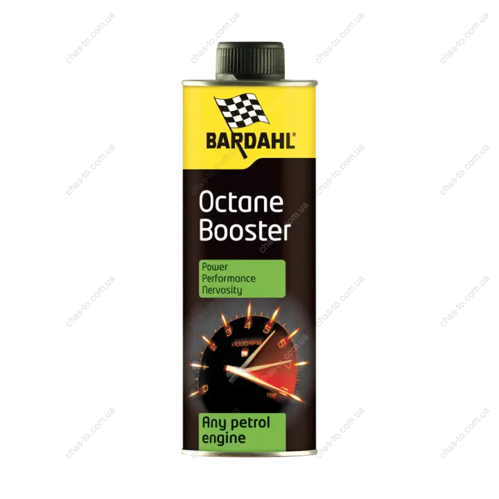 Присадка в бензин для увеличения октанового числа до 5 ед. OCTANE BOOSTER 0,5л. BARDAHL 2302B (фото 1)