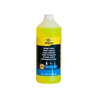 Концентрат антифриза G12+ ENGINE ANTIFREEZE ANTIGEL UNIVERSAL желтый 1л. BARDAHL 7111