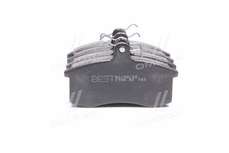Колодка гальм. ВАЗ 2108 перед. (компл. 4шт.) Best 2108-3501090