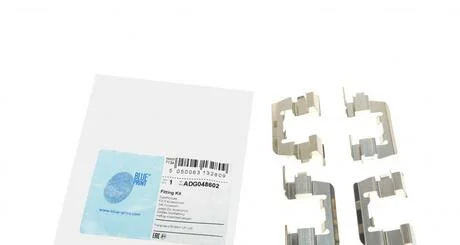 К-т встановлення колодок гальмівних BLUE PRINT ADG048602